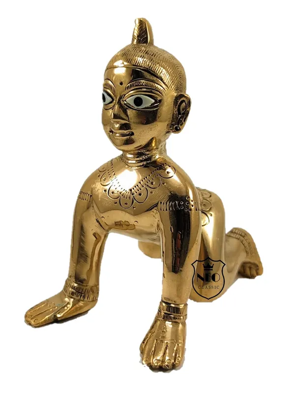 Brass_Balika_Radha_Rani_Idol_3.5_Inch_No._4_Pure_Brass_Radha_Statue_for_Home_Temple_Handcrafted_Hindu_Pooja_Murti_for_Mandir,_Decor_Gifting