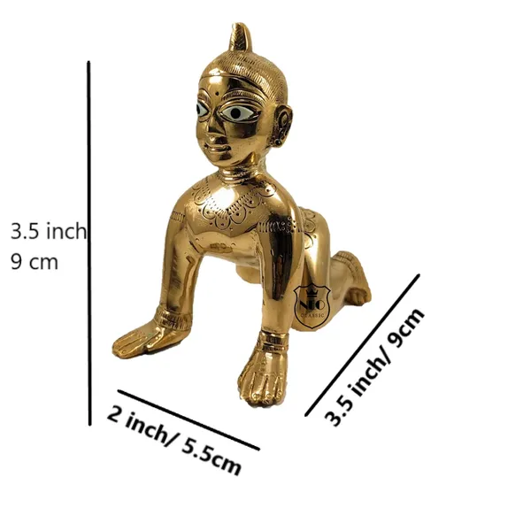 Brass_Balika_Radha_Rani_Idol_3.5_Inch_No._4_Pure_Brass_Radha_Statue_for_Home_Temple_Handcrafted_Hindu_Pooja_Murti_for_Mandir,_Decor_Gifting