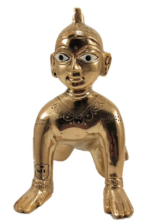 Brass_Balika_Radha_Rani_Idol_3.5_Inch_No._4_Pure_Brass_Radha_Statue_for_Home_Temple_Handcrafted_Hindu_Pooja_Murti_for_Mandir,_Decor_Gifting