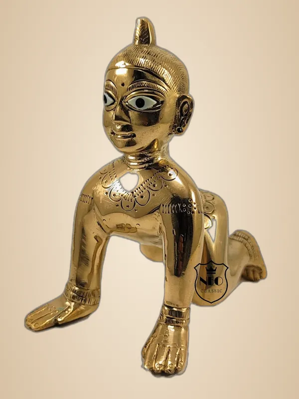 Brass_Balika_Radha_Rani_Idol_3.5_Inch_No._4_Pure_Brass_Radha_Statue_for_Home_Temple_Handcrafted_Hindu_Pooja_Murti_for_Mandir,_Decor_Gifting