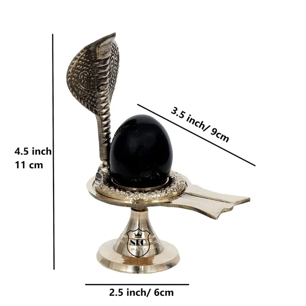 NEO_CLASSIC_Shivling_with_Sheshnag_Jalheri_Stand_–_White_Shivling_for_Puja_(4.5_Inch)