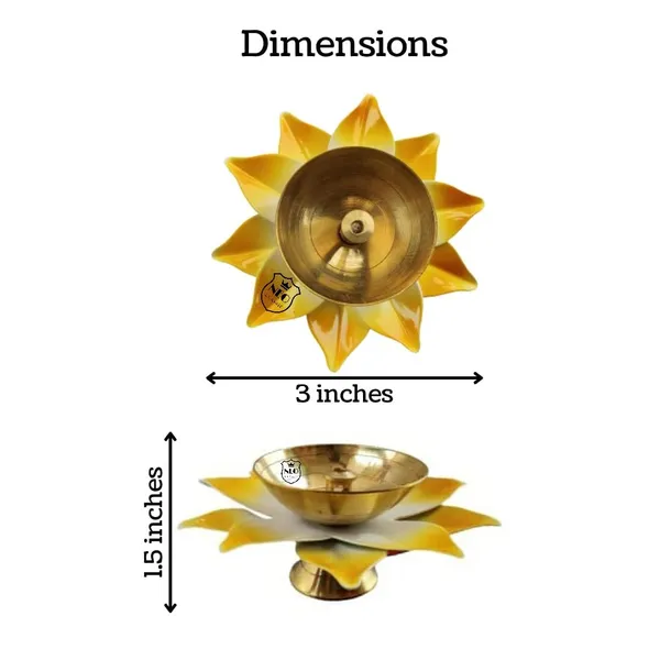 NEO_CLASSIC__Lotus_Design_Set_of_6_Brass_Oil_Lamps_|_Traditional_Pooja_Deepak_for_Diwali,_Navratri_&_Gifting