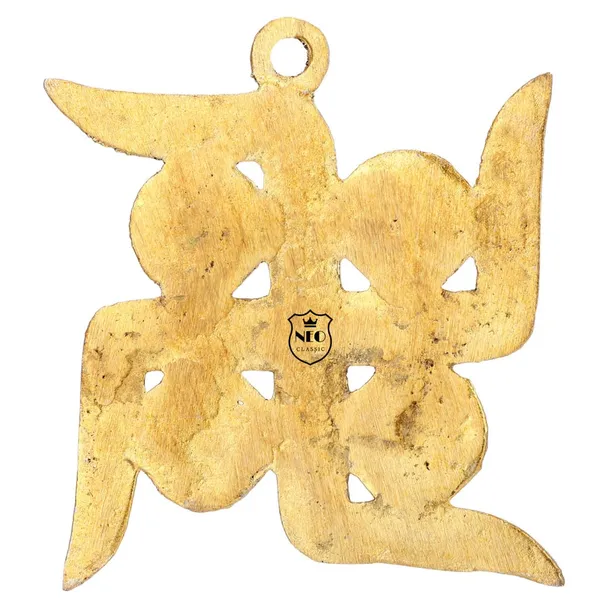 NEO_CLASSIC_Metal_Swastik_Wall_Hanging_with_Om_Symbol_|_Vastu_Good_Luck_Door_Entrance_Décor_for_Main_Door,_Home,_Office_&_Pooja_Room_|_Red_&_Gold_|_6_Inch