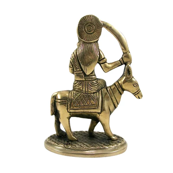 NEO_CLASSIC_Sheetla_Mata_Brass_Idol_|_Shitala_Mata_Murti_for_Puja,_Home_Temple_&_Mandir_|_Heavy_Base_Religious_Brass_Statue_|_4.5_Inch