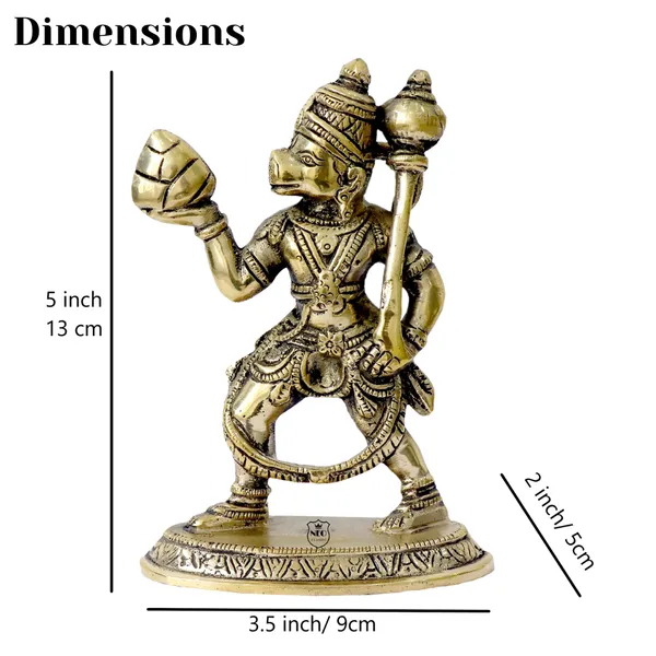 Mahabali_Hanuman_Brass_Idol_with_Sanjeevani_Parvat_Handcrafted_Hanuman_Murti_for_Home_Temple,_Office_Pooja_Spiritual_Gift_Item