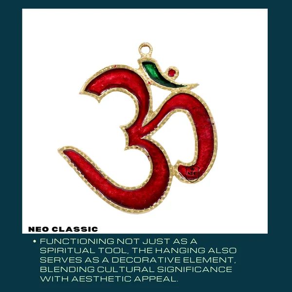 Om_Sign_Statue_OM_Wall_Hanging_Sculpture_Vastu_Good_Luck_Pooja_Idol_Spiritual_Home_Decor_Red_6.5_Inch