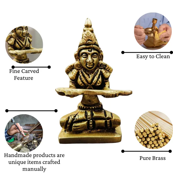 NEO_CLASSIC_Brass_Annapurna_Devi_Idol_|_Annapoorneshwari_Murti_for_Pooja_Room,_Home_Temple_&_Spiritual_Décor_|_Annapoorna_Anna_Devi_Statue_|_2_Inch