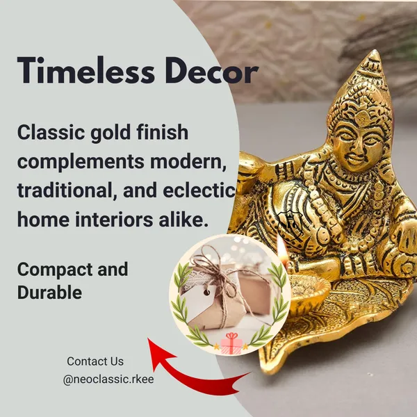 NEO_CLASSIC_Kuber_Deepak_on_Leaf_|_Maharaj_Kuber_Murti_with_Diya_for_Tijori,_Locker_&_Home_Décor_|_Kubera_Wealth_Idol_for_Vastu_&_Prosperity_|_3_Inch