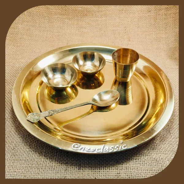 NEO_CLASSIC_Laddu_Gopal_Bhog_Thali_Set_–_Brass_Bhog_Bartan_for_Mandir_(5_Pieces,_Gold,_8_Inch)