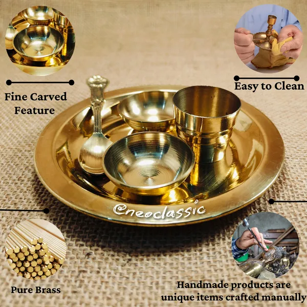 NEO_CLASSIC_Laddu_Gopal_Bhog_Thali_Set_–_Brass_Bhog_Bartan_for_Mandir_(5_Pieces,_Gold,_8_Inch)
