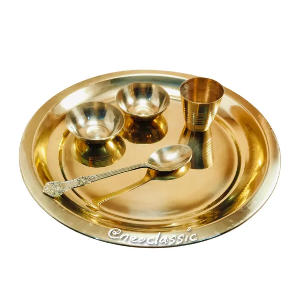 NEO_CLASSIC_Laddu_Gopal_Bhog_Thali_Set_–_Brass_Bhog_Bartan_for_Mandir_(5_Pieces,_Gold,_8_Inch)