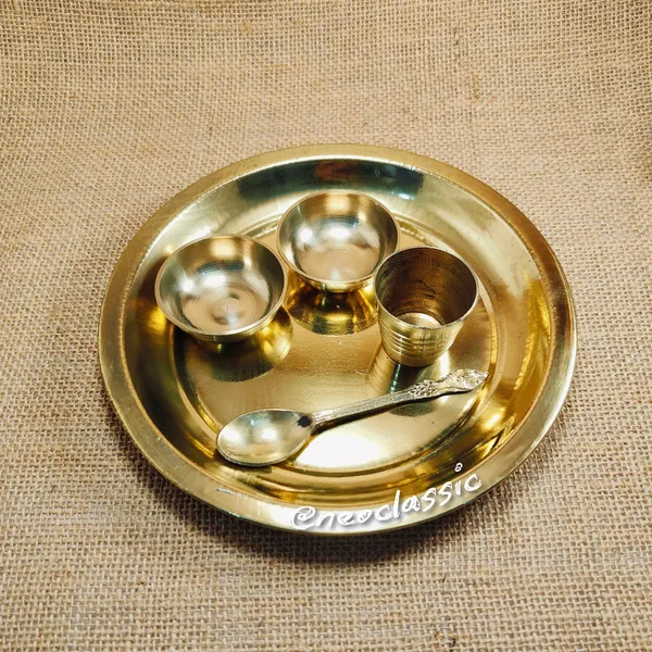 NEO_CLASSIC_Brass_Laddu_Gopal_Bhog_Thali_Set_5_Piece_Gold_Finish_6_Inch