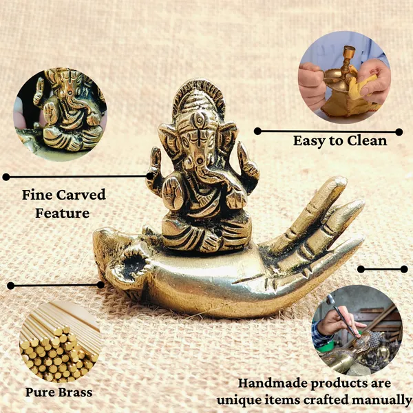 Ganesha_Idol_Sitting_on_Hand_2.2_Inch_Pure_Brass_Ganpati_Murti_Hath_Ganesh_Showpiece_for_Home_Temple,_Pooja_Decor