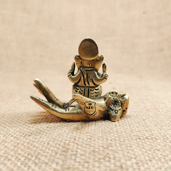 Ganesha_Idol_Sitting_on_Hand_2.2_Inch_Pure_Brass_Ganpati_Murti_Hath_Ganesh_Showpiece_for_Home_Temple,_Pooja_Decor