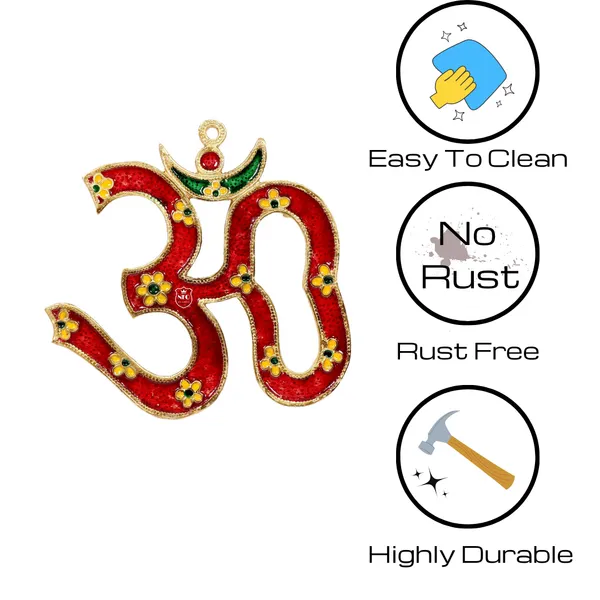 Om_Sign_Statue_OM_Wall_Hanging_Sculpture_Vastu,_Good_Luck_Pooja_Idol_Home_Decor_Red_8.5_Inch