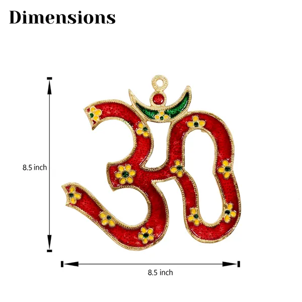 Om_Sign_Statue_OM_Wall_Hanging_Sculpture_Vastu,_Good_Luck_Pooja_Idol_Home_Decor_Red_8.5_Inch