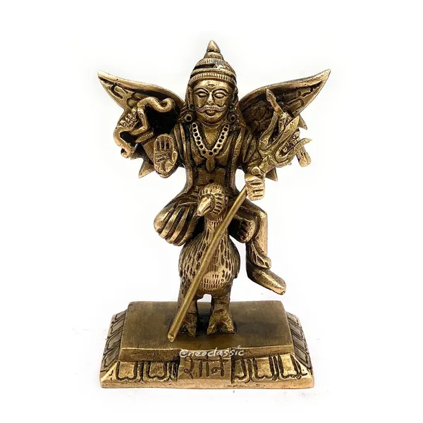 Shani_Dev_Brass_Idol_Puja_Murti_for_Home,_Office_Temple_Positivity_Spiritual_Dcor_Shani_Dev_Maharaj_Statue_4.1_inch