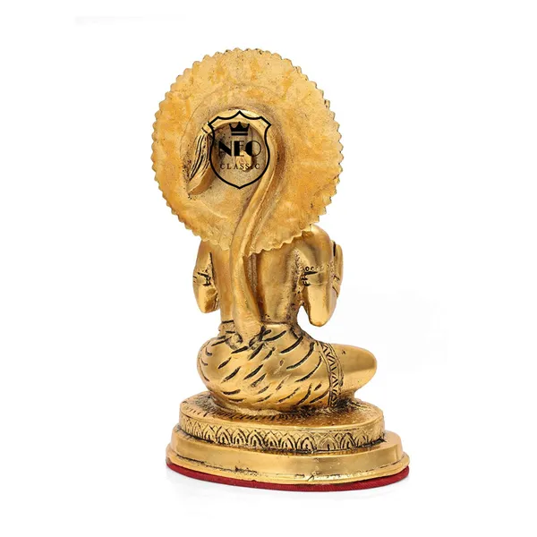 Hanuman_Ji_Sitting_Bajrang_Bali_Idol_Murti_7.5_Inch_Medium_Size_Metal_Gold_Finish_Statue_for_Home_Temple,_Pooja_Room,_Gift_Decorative_Showpiece