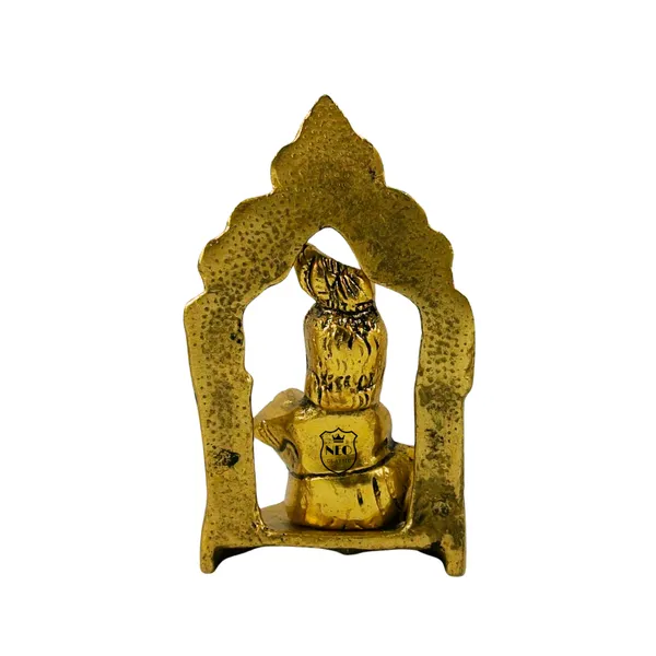 NEO_CLASSIC_Bal_Gopal_Krishna_Eating_Makhan_Idol_Gold_Finish_Metal_Statue_4_Inch