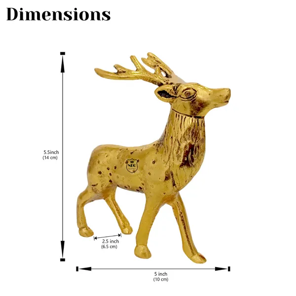 NEO_CLASSIC_Vastu_Feng_Shui_Pair_of_Standing_Metal_Deer_Statue_Showpiece_|_Decorative_Lucky_Deer_Set_for_Home_&_Office_Decor_(Set_of_2,_5.5_Inch)