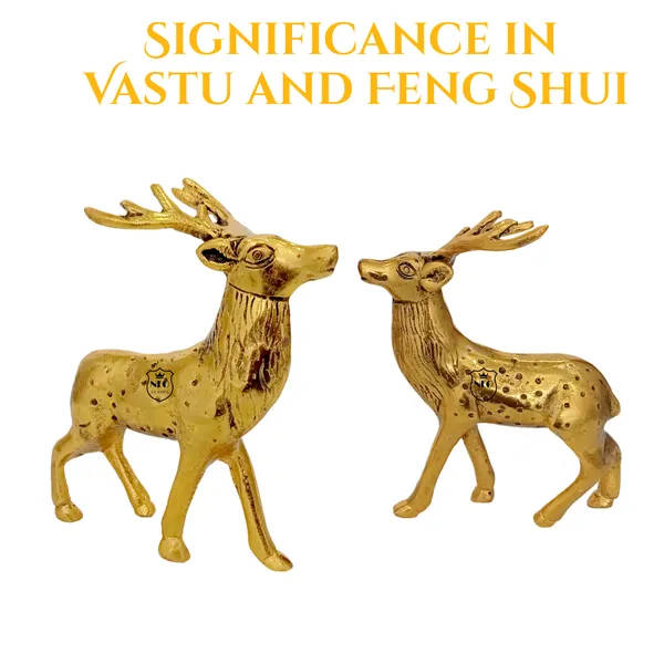 NEO_CLASSIC_Vastu_Feng_Shui_Pair_of_Standing_Metal_Deer_Statue_Showpiece_|_Decorative_Lucky_Deer_Set_for_Home_&_Office_Decor_(Set_of_2,_5.5_Inch)
