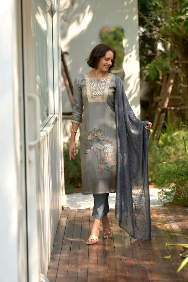 Grey_Viscose_Kurta,_Pant_&_Dupatta_Set_For_Women_&_Girls