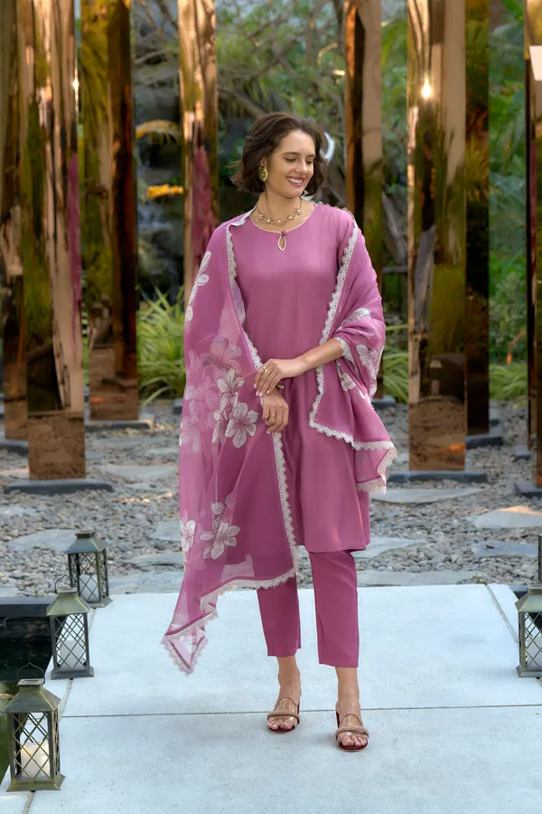 Pink_Viscose_Kurta,_Pant_&_Dupatta_Set_For_Women_&_Girls
