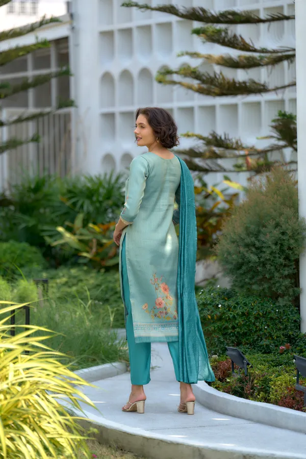 Sea_Green_Viscose_Kurta,_Pant_&_Dupatta_Set_For_Women_&_Girls
