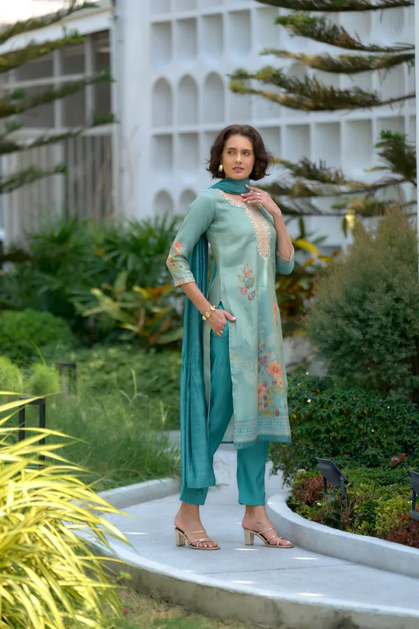 Sea_Green_Viscose_Kurta,_Pant_&_Dupatta_Set_For_Women_&_Girls