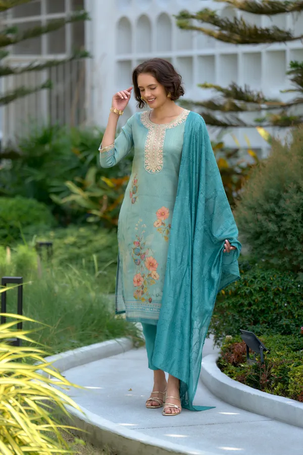 Sea_Green_Viscose_Kurta,_Pant_&_Dupatta_Set_For_Women_&_Girls