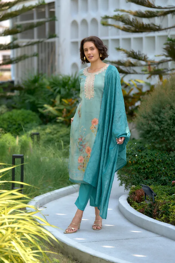 Sea_Green_Viscose_Kurta,_Pant_&_Dupatta_Set_For_Women_&_Girls