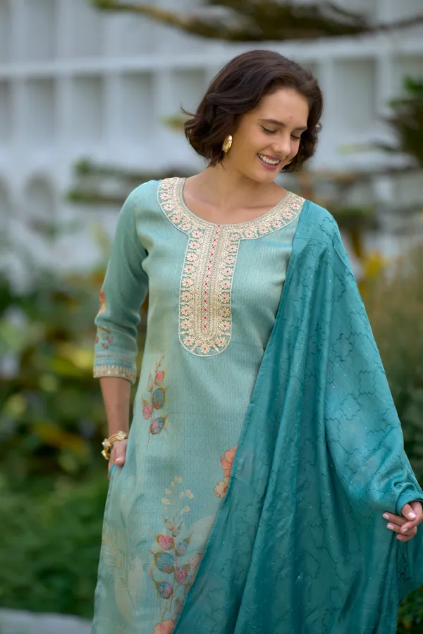 Sea_Green_Viscose_Kurta,_Pant_&_Dupatta_Set_For_Women_&_Girls