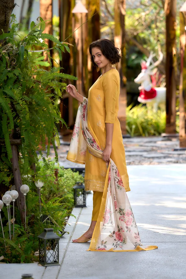 Yellow_Viscose_Kurta,_Pant_&_Dupatta_Set_For_Women_&_Girls