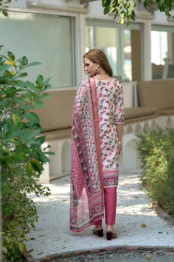 White_Viscose_Kurta,_Pant_&_Dupatta_Set_For_Women_&_Girls
