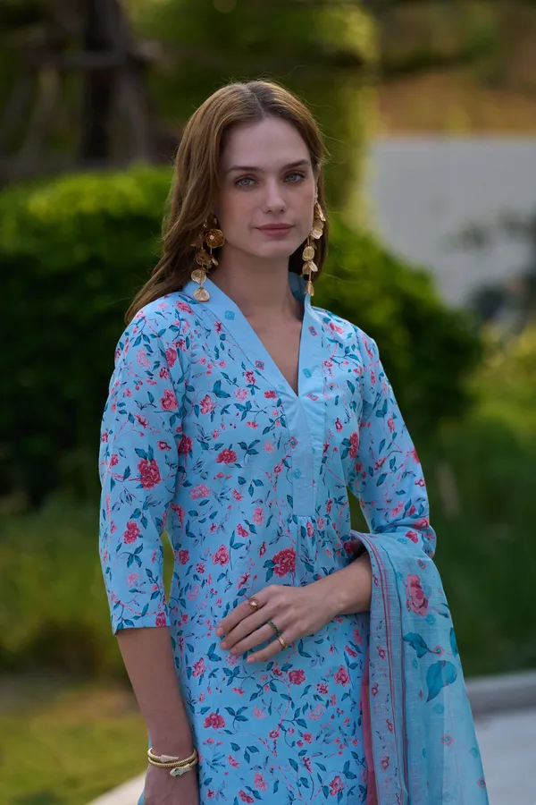 Aqua_Viscose_Kurta,_Pant_&_Dupatta_Set_For_Women_&_Girls