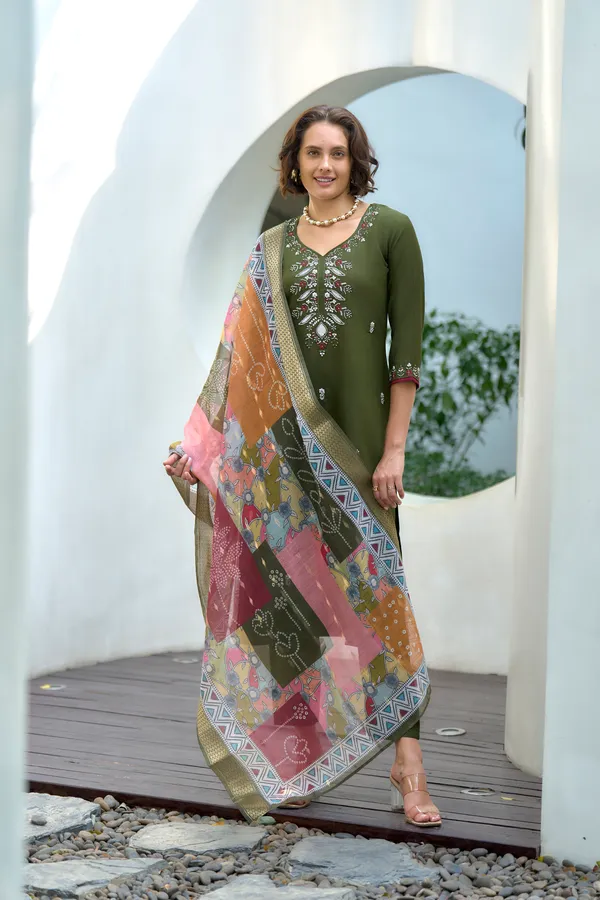 Green_Viscose_Kurta,_Pant_&_Dupatta_Set_For_Women_&_Girls