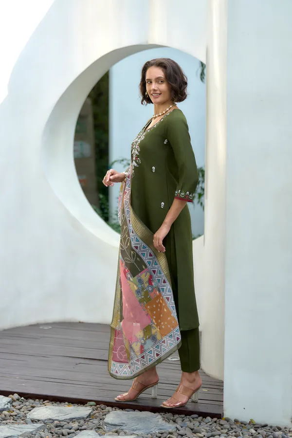 Green_Viscose_Kurta,_Pant_&_Dupatta_Set_For_Women_&_Girls