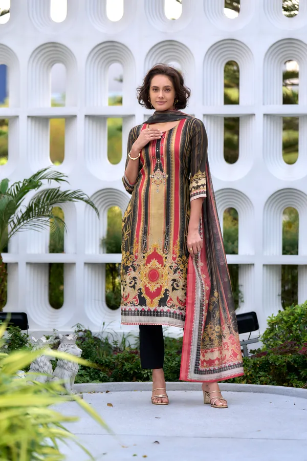 Black_Viscose_Kurta,_Pant_&_Dupatta_Set_For_Women_&_Girls