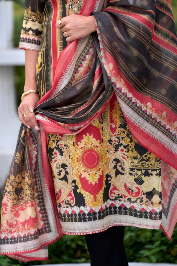 Black_Viscose_Kurta,_Pant_&_Dupatta_Set_For_Women_&_Girls