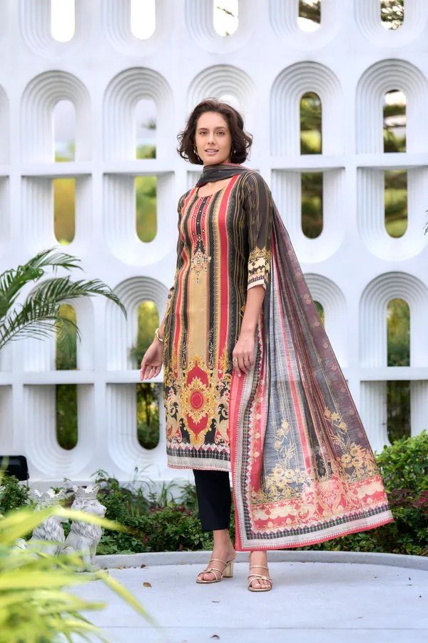 Black_Viscose_Kurta,_Pant_&_Dupatta_Set_For_Women_&_Girls