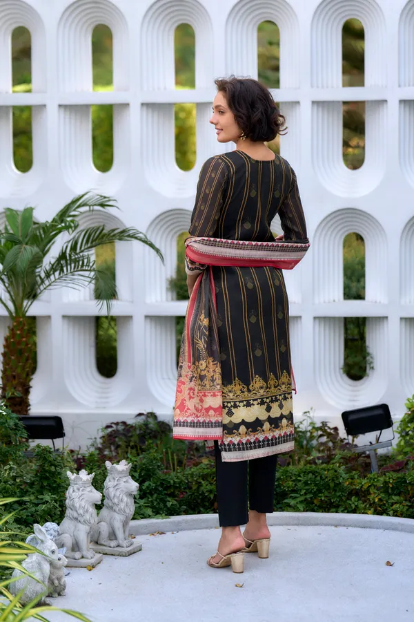 Black_Viscose_Kurta,_Pant_&_Dupatta_Set_For_Women_&_Girls