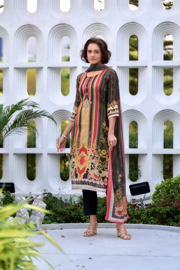 Black_Viscose_Kurta,_Pant_&_Dupatta_Set_For_Women_&_Girls