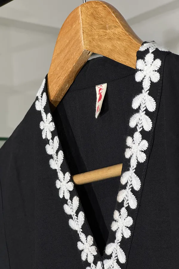 Black_Viscose_Rayon_Embroidery_Kurta_For_Women_&_Girls