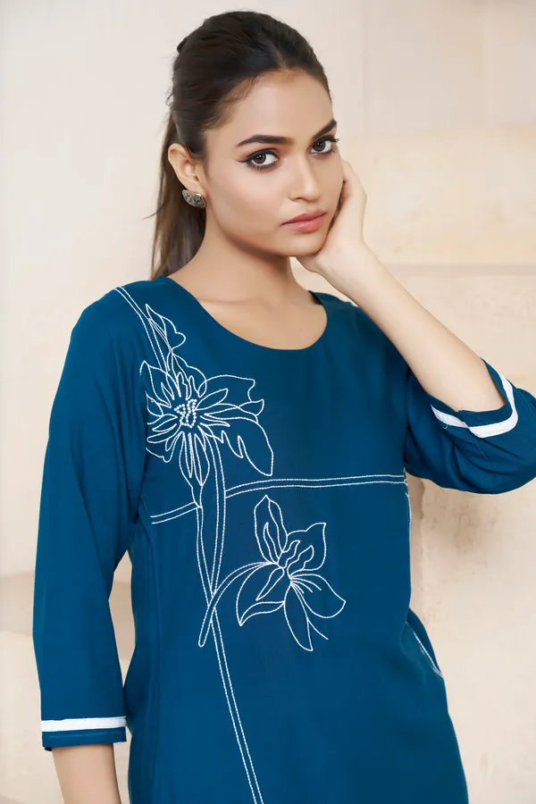 Rama_Viscose_Rayon_Embroidery_Kurta_For_Women_&_Girls