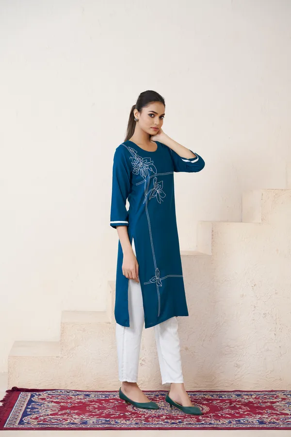 Rama_Viscose_Rayon_Embroidery_Kurta_For_Women_&_Girls