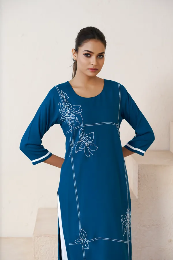 Rama_Viscose_Rayon_Embroidery_Kurta_For_Women_&_Girls