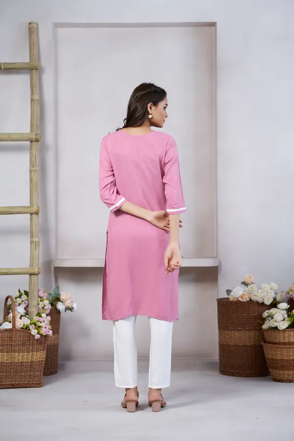 Light_Pink_Viscose_Rayon_Embroidery_Kurta_For_Women_&_Girls