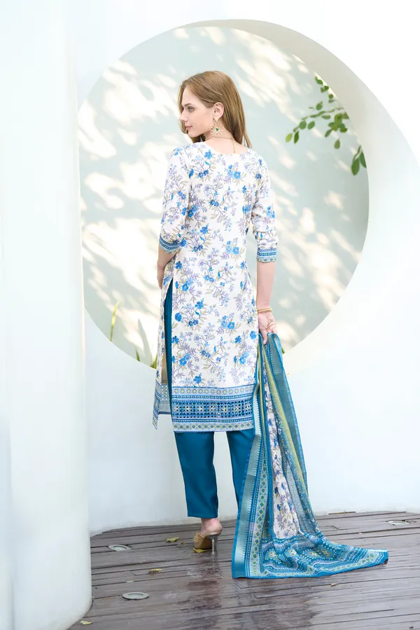 White_Viscose_Kurta,_Pant_&_Dupatta_Set_For_Women_&_Girls