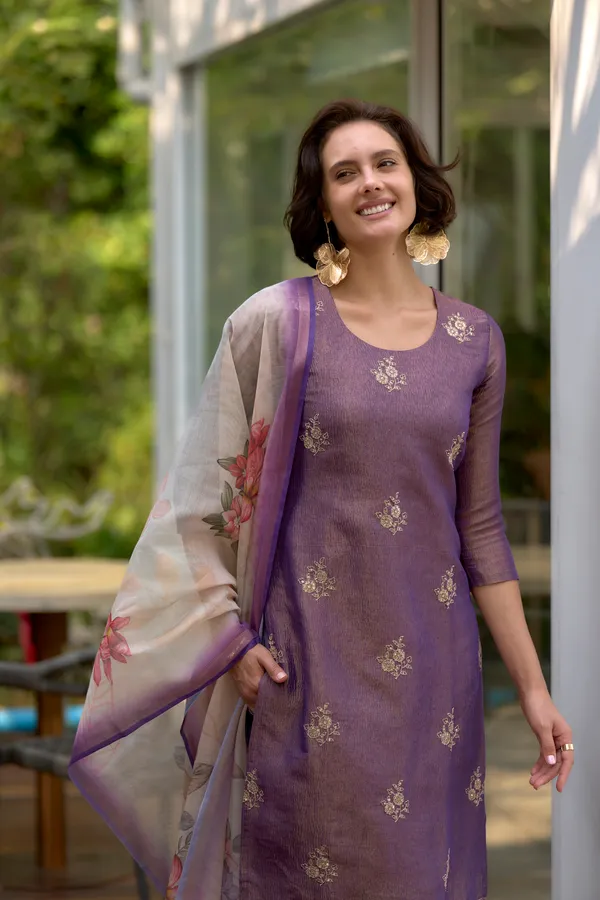 Purple_Viscose_Kurta,_Pant_&_Dupatta_Set_For_Women_&_Girls