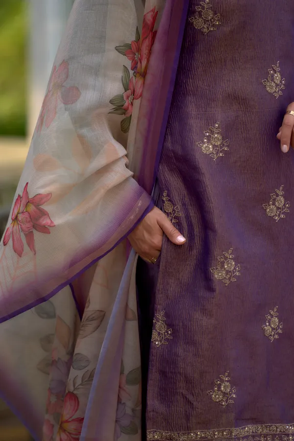 Purple_Viscose_Kurta,_Pant_&_Dupatta_Set_For_Women_&_Girls